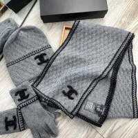 $72.00 USD Chanel Hat and Scarf and Glove Set #1413107
