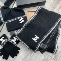 $72.00 USD Chanel Hat and Scarf and Glove Set #1413108