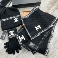 $72.00 USD Chanel Hat and Scarf and Glove Set #1413108