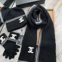 $72.00 USD Chanel Hat and Scarf and Glove Set #1413108