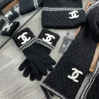 $72.00 USD Chanel Hat and Scarf and Glove Set #1413108