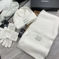 $72.00 USD Chanel Hat and Scarf and Glove Set #1413109