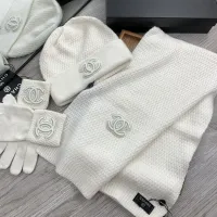 $72.00 USD Chanel Hat and Scarf and Glove Set #1413109