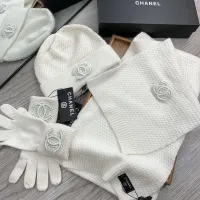 $72.00 USD Chanel Hat and Scarf and Glove Set #1413109