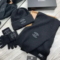 $72.00 USD Chanel Hat and Scarf and Glove Set #1413110