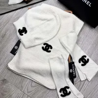 $72.00 USD Chanel Hat and Scarf and Glove Set #1413111