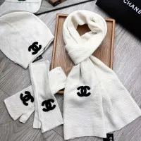 $72.00 USD Chanel Hat and Scarf and Glove Set #1413111