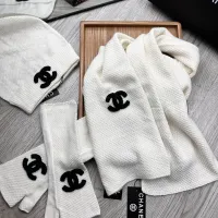 $72.00 USD Chanel Hat and Scarf and Glove Set #1413111