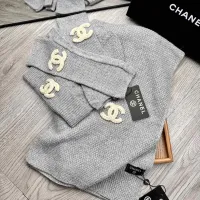 $72.00 USD Chanel Hat and Scarf and Glove Set #1413112
