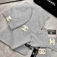 $72.00 USD Chanel Hat and Scarf and Glove Set #1413112