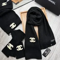 $72.00 USD Chanel Hat and Scarf and Glove Set #1413115