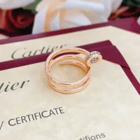 $27.00 USD Cartier Rings In Rose Gold For Women #1413371