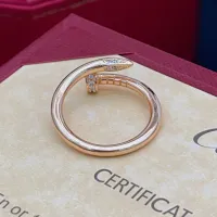 $25.00 USD Cartier Rings In Rose Gold For Women #1413374