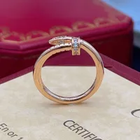 $25.00 USD Cartier Rings In Rose Gold For Women #1413374
