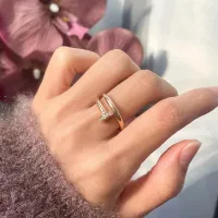 $25.00 USD Cartier Rings In Rose Gold For Women #1413374