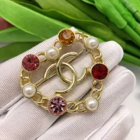 $25.00 USD Chanel Brooches For Women #1413376
