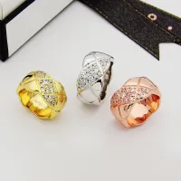 $25.00 USD Chanel Rings In Rose Gold For Women #1413793