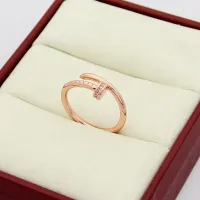 $25.00 USD Cartier Rings In Rose Gold For Unisex #1414052