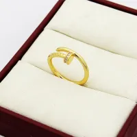 $25.00 USD Cartier Rings In Gold For Unisex #1414055