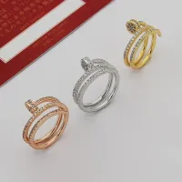 $25.00 USD Cartier Rings In Gold #1414171