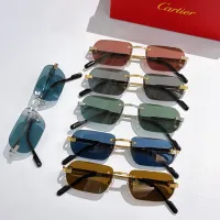 $60.00 USD Cartier AAA Quality Sunglassess #1415991