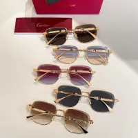 $60.00 USD Cartier AAA Quality Sunglassess #1415997