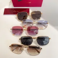 $60.00 USD Cartier AAA Quality Sunglassess #1415999