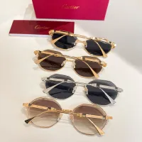 $60.00 USD Cartier AAA Quality Sunglassess #1416003