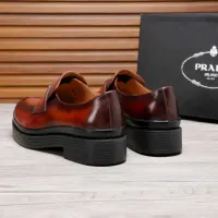 $100.00 USD Prada Leather Shoes For Men #1416115