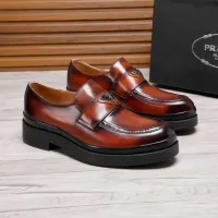 $100.00 USD Prada Leather Shoes For Men #1416115