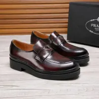 $100.00 USD Prada Leather Shoes For Men #1416116