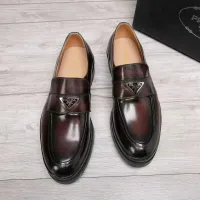 $100.00 USD Prada Leather Shoes For Men #1416116