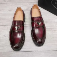 $100.00 USD Prada Leather Shoes For Men #1416117