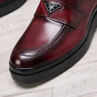 $100.00 USD Prada Leather Shoes For Men #1416117