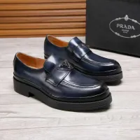 $100.00 USD Prada Leather Shoes For Men #1416118
