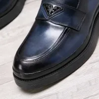 $100.00 USD Prada Leather Shoes For Men #1416118