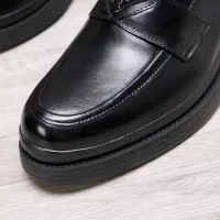 $100.00 USD Prada Leather Shoes For Men #1416119