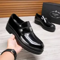 $100.00 USD Prada Leather Shoes For Men #1416120