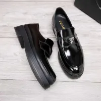 $100.00 USD Prada Leather Shoes For Men #1416120