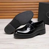 $100.00 USD Prada Leather Shoes For Men #1416120