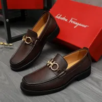 $98.00 USD Salvatore Ferragamo Leather Shoes For Men #1416447