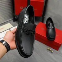 $98.00 USD Salvatore Ferragamo Leather Shoes For Men #1416448