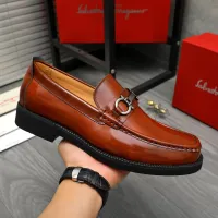 $96.00 USD Salvatore Ferragamo Leather Shoes For Men #1416541