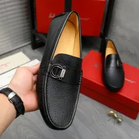 $76.00 USD Salvatore Ferragamo Leather Shoes For Men #1416550