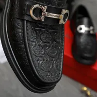 $88.00 USD Salvatore Ferragamo Leather Shoes For Men #1416551