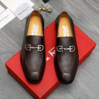 $88.00 USD Salvatore Ferragamo Leather Shoes For Men #1416560