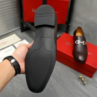 $88.00 USD Salvatore Ferragamo Leather Shoes For Men #1416560