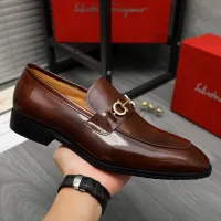 $88.00 USD Salvatore Ferragamo Leather Shoes For Men #1416566