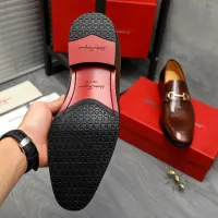 $88.00 USD Salvatore Ferragamo Leather Shoes For Men #1416566