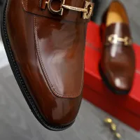 $88.00 USD Salvatore Ferragamo Leather Shoes For Men #1416566